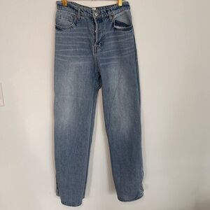 H&M High Waisted Blue Flared Jeans 🌞🤍